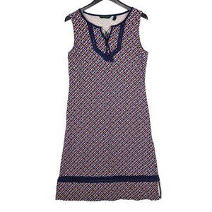 C Wonder Dress Medium Sleeveless Pullover Stretch Shift Cotton Modal Peasant